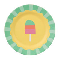 Popsicle Salad Plate, Melamine, 9 in