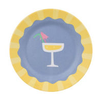 Cocktail Salad Plate, Melamine, 9 in