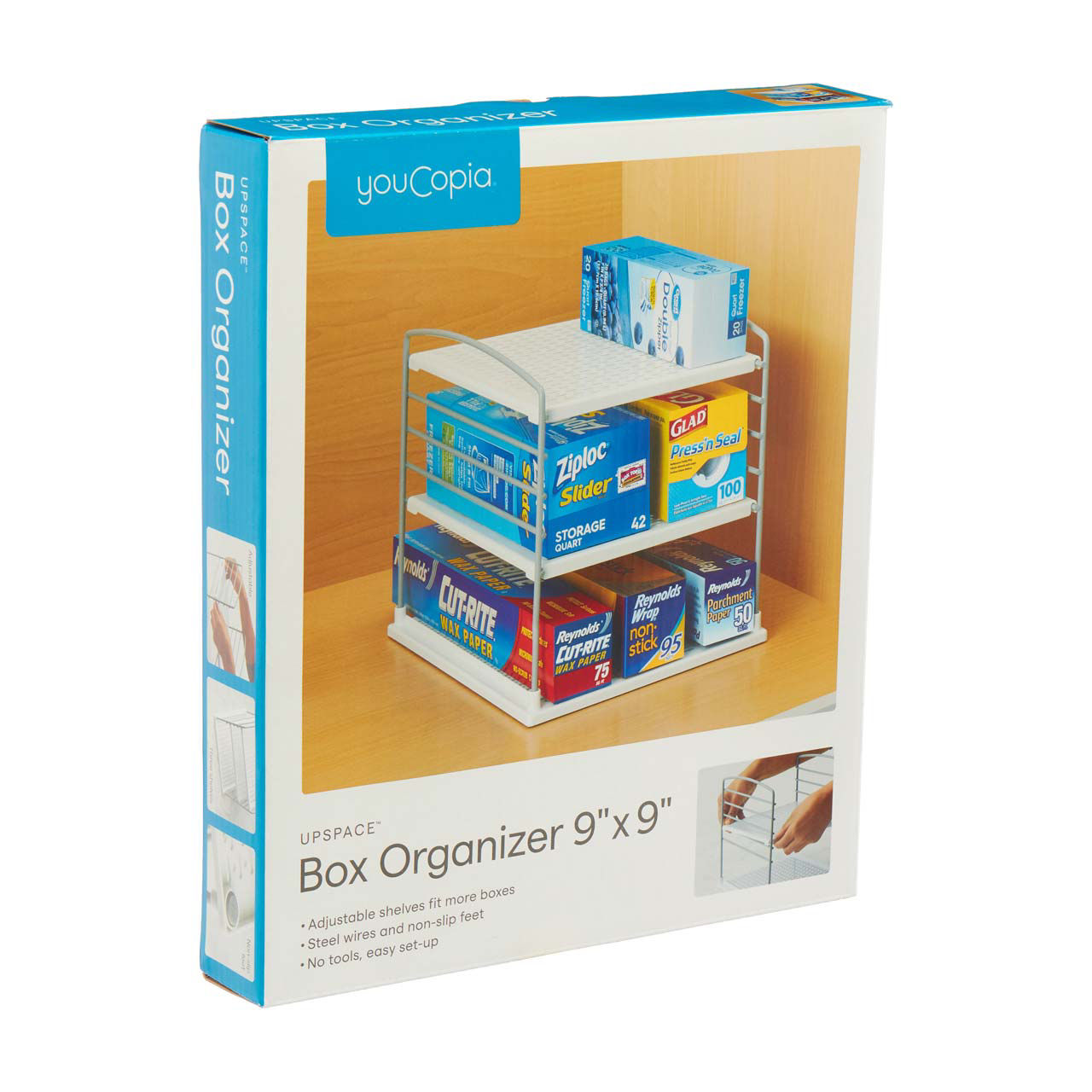 YouCopia Upspace Box Organizer, 9 in x 9 in