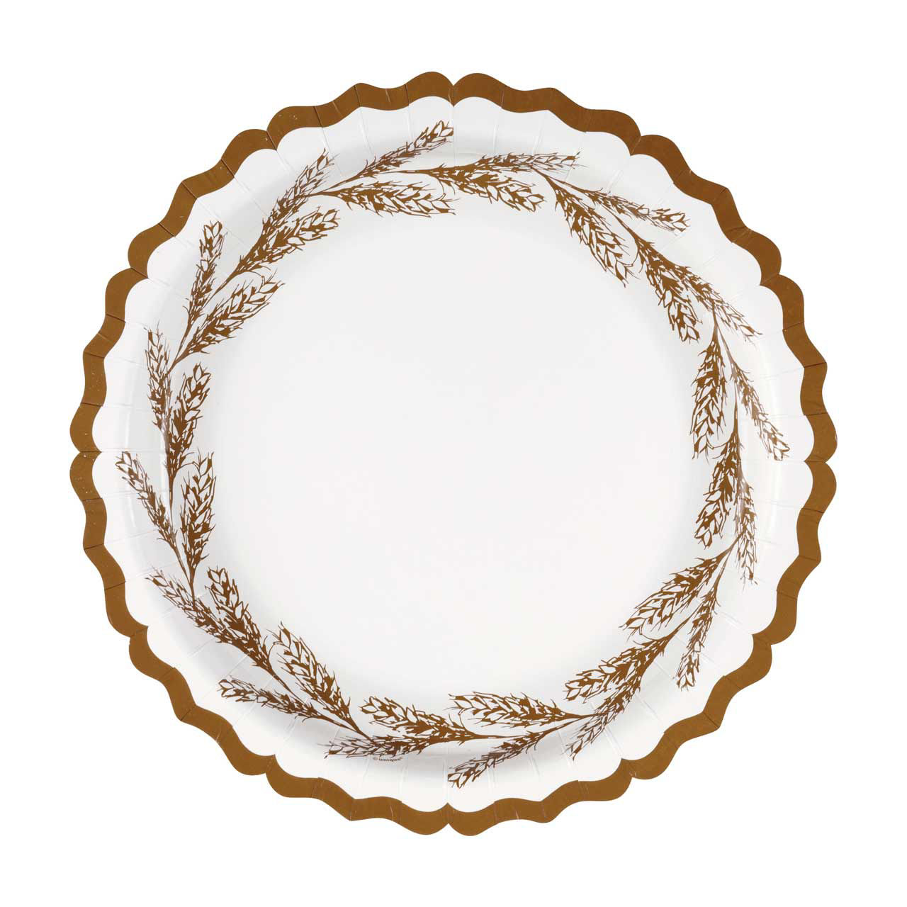 Family Thanksgiving Shaped Edge Plates, 11 in, 8 ct