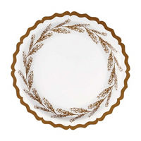 Family Thanksgiving Shaped Edge Plates, 11 in, 8 ct