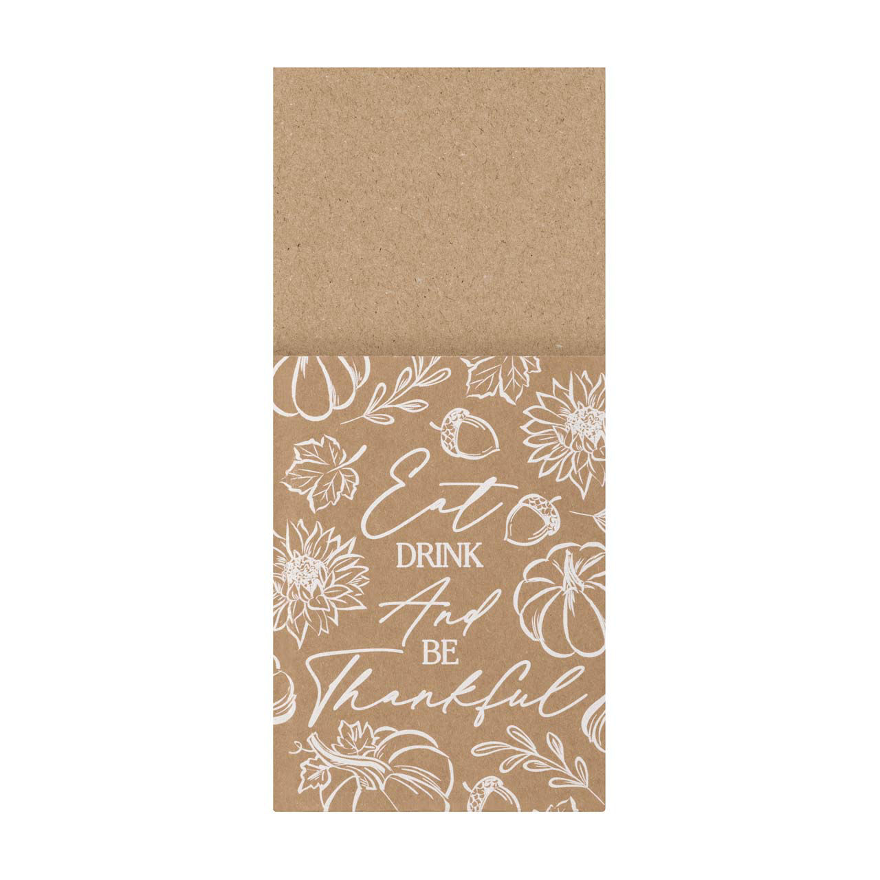 Unique Party! Family Thanksgiving Kraft Paper Cutlery Pouches, 8 ct