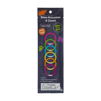 Halloween Glow Bracelets, 6 ct, 1 ct - Assorted