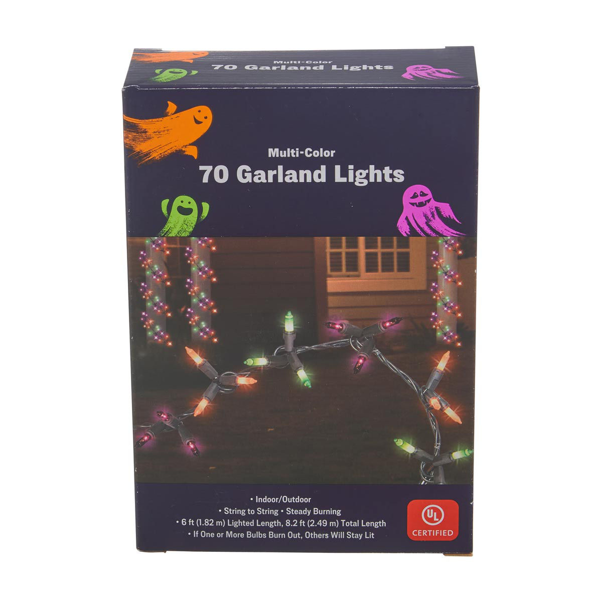 Halloween 70 Garland String Lights, 1 ct - Assorted