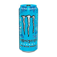 Monster Energy Drink, Zero Sugar Ultra Blue Hawaiian,