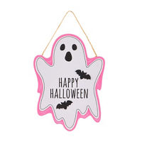 Halloween Ghost Wall Sign