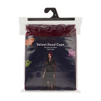 Halloween Velvet Hood Cape Costume