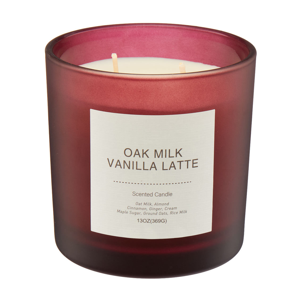 Oak Milk Vanilla Latte Scented Candle, 13 oz