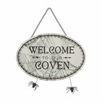 Halloween 'Welcome to our Coven' Wall Sign