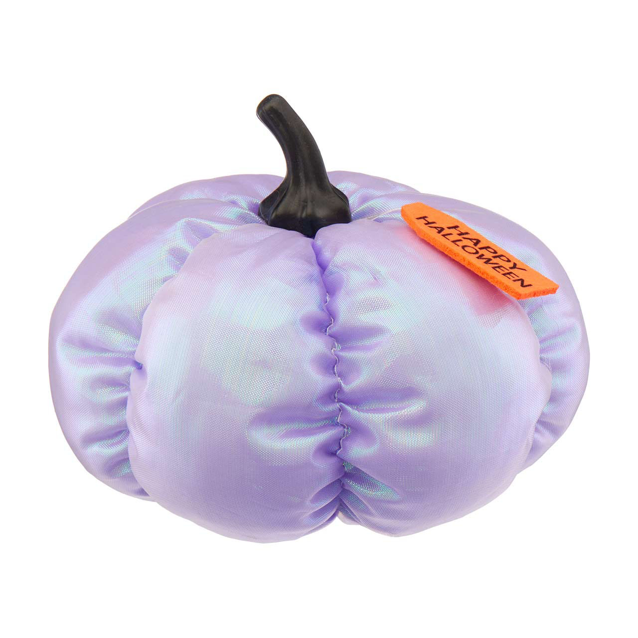 Halloween Plush Pumpkin with 'Happy Halloween' Tag