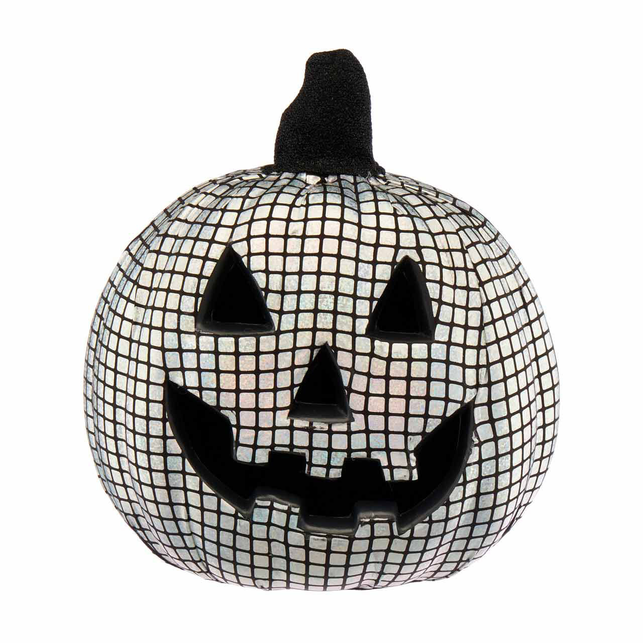 Halloween Shimmering Light-Up Jack O'Lantern, 12 in