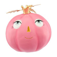 Halloween Princess Face Pumpkin, Pink