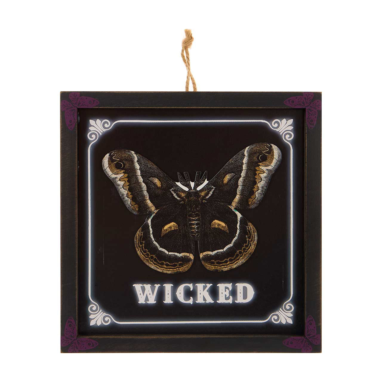 Halloween Spooky Insect Wall Sign, Assorted