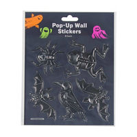 Halloween Pop-Up Wall Stickers, 5 ct - Assorted