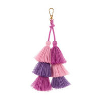 Shades of Lavender Tassel Bag Charm