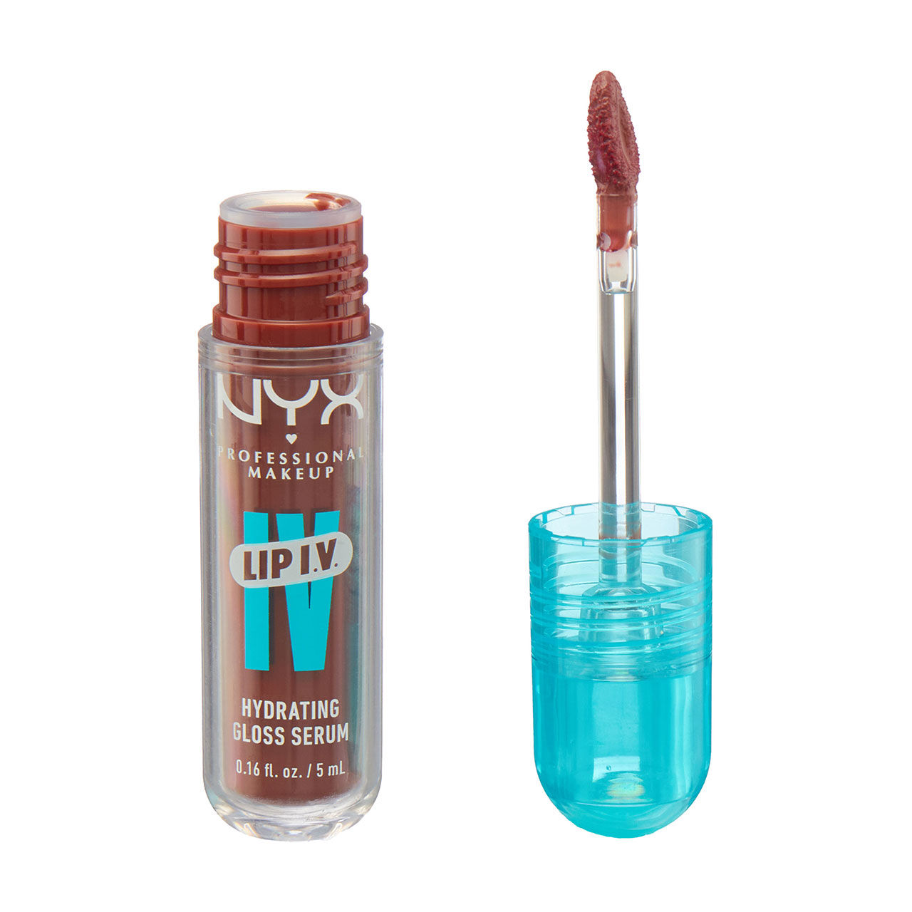 NYX Lip I.V. Hydrating Gloss Serum, Mocha Me Wet