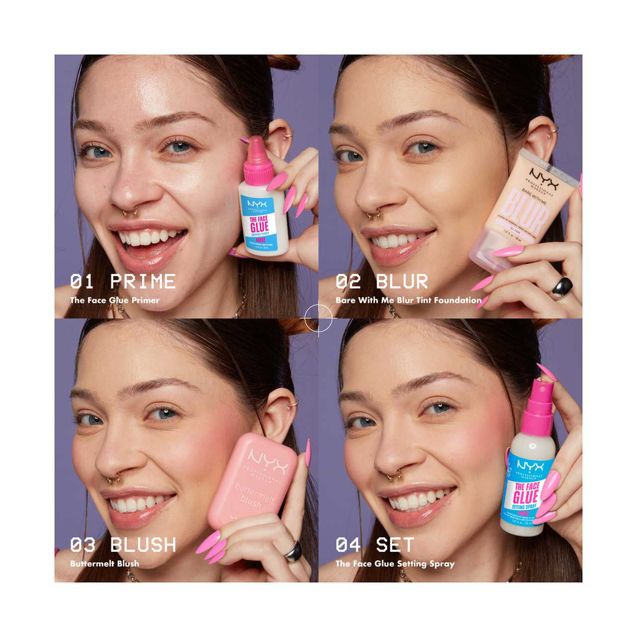 Nyx The Face Glue Gripping Primer, 1.18 fl oz