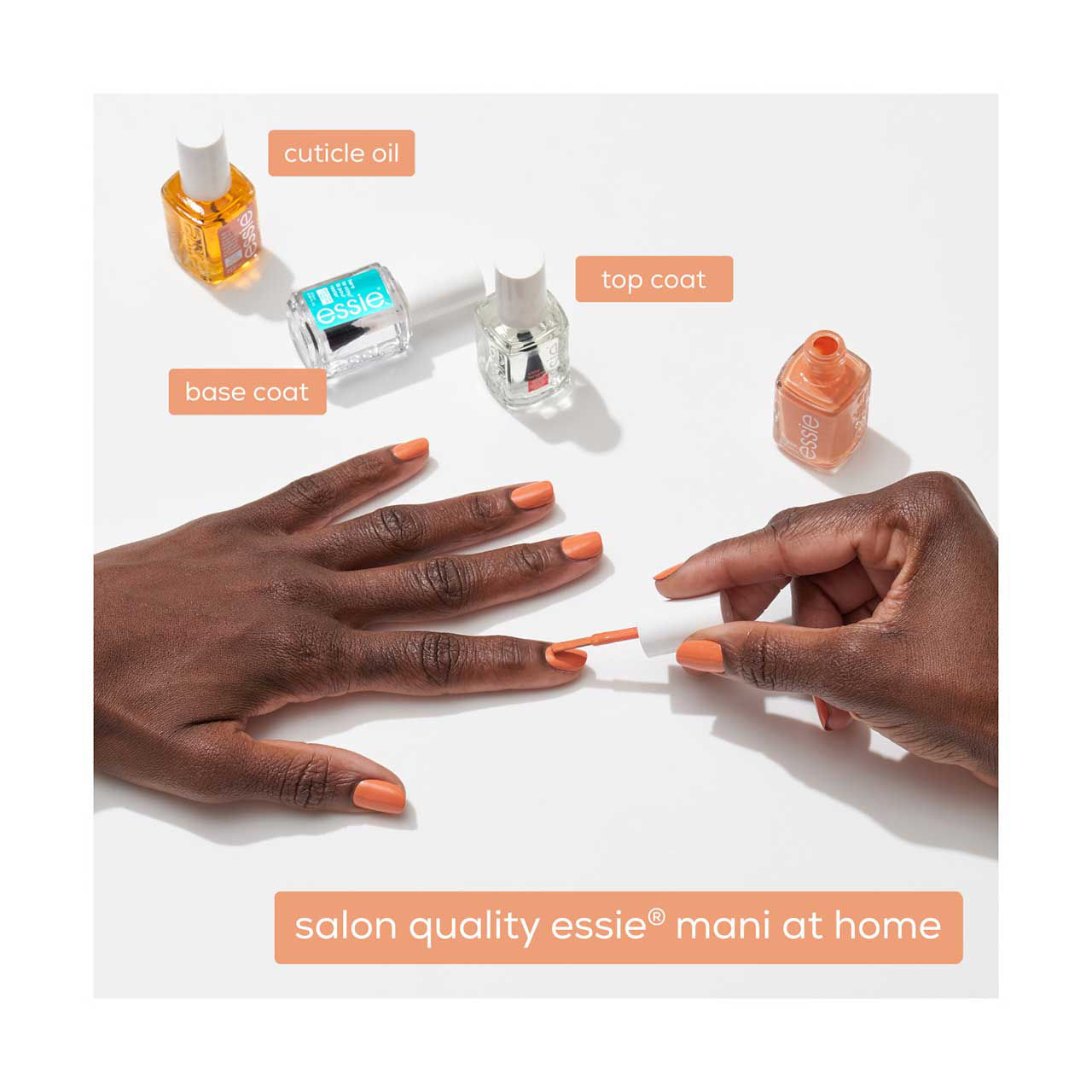 essie Salon-Quality Nail Lacquer, Vegan, Always Morphing Brown