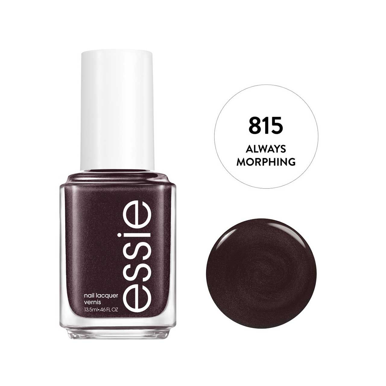 essie Salon-Quality Nail Lacquer, Vegan, Always Morphing Brown