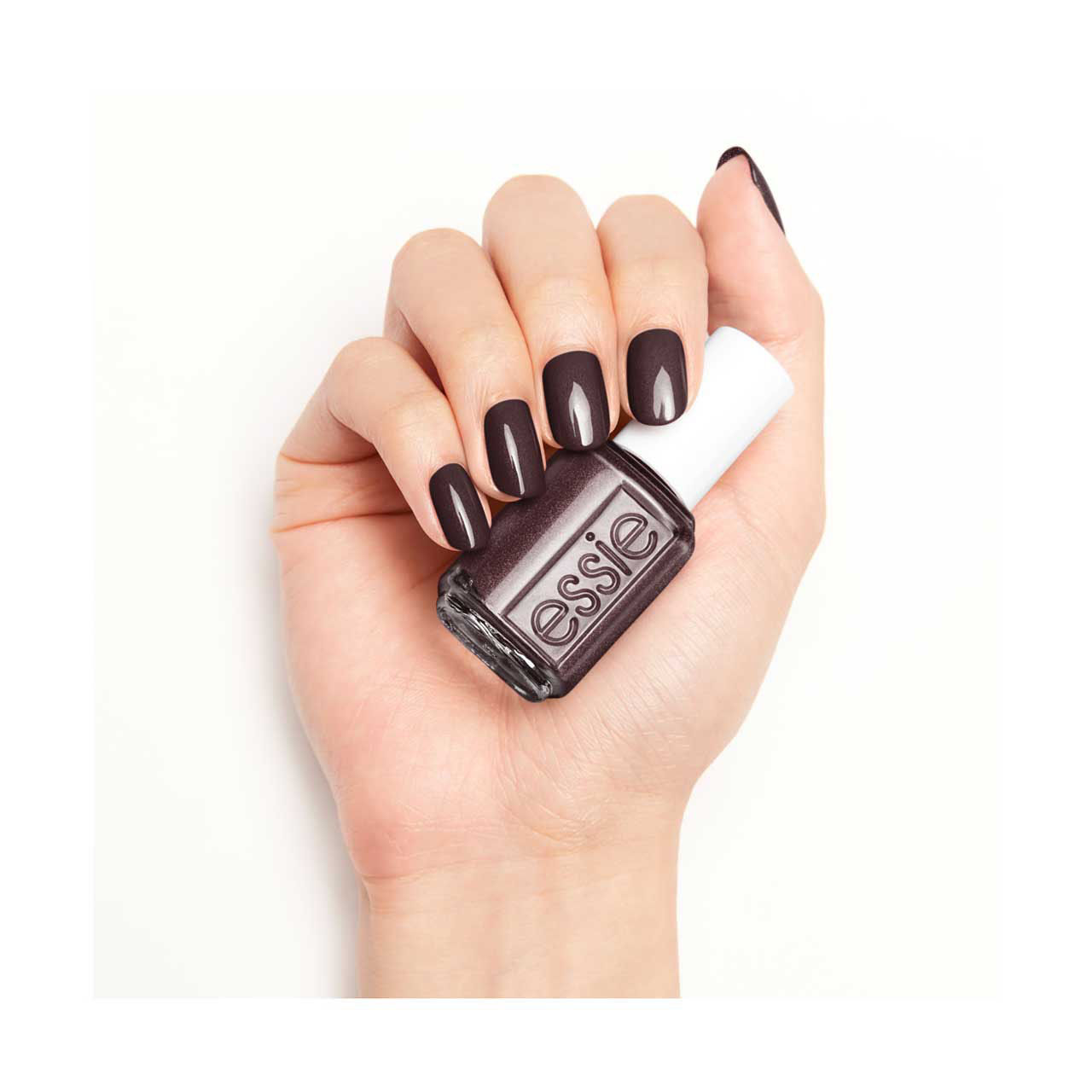 essie Salon-Quality Nail Lacquer, Vegan, Always Morphing Brown