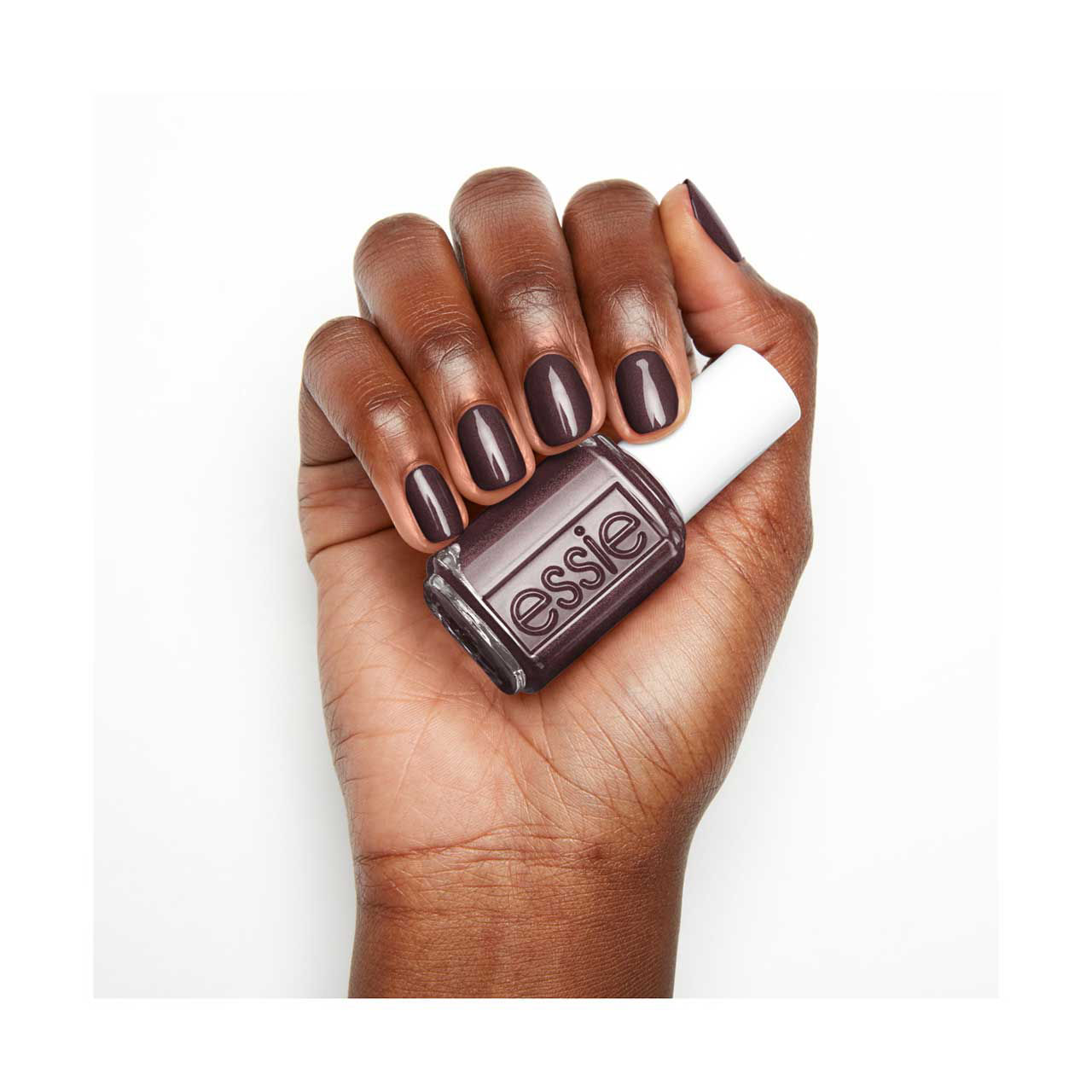 essie Salon-Quality Nail Lacquer, Vegan, Always Morphing Brown