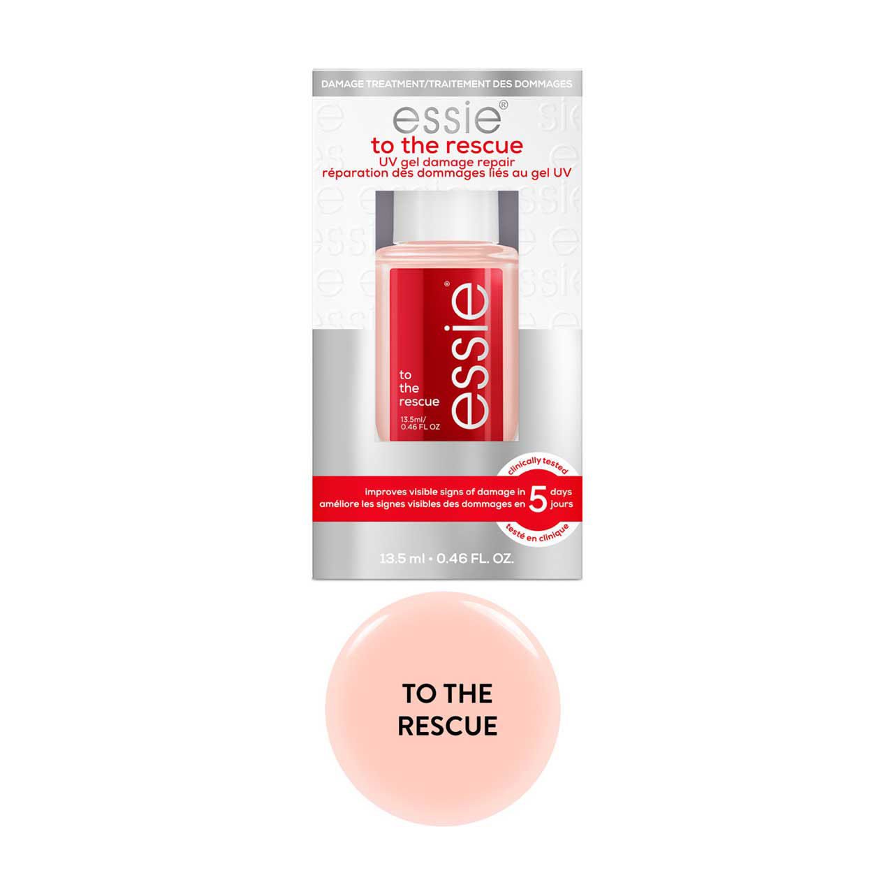 essie To the Rescue UV Gel Damage Repair Nail Treatment, 0.46 oz