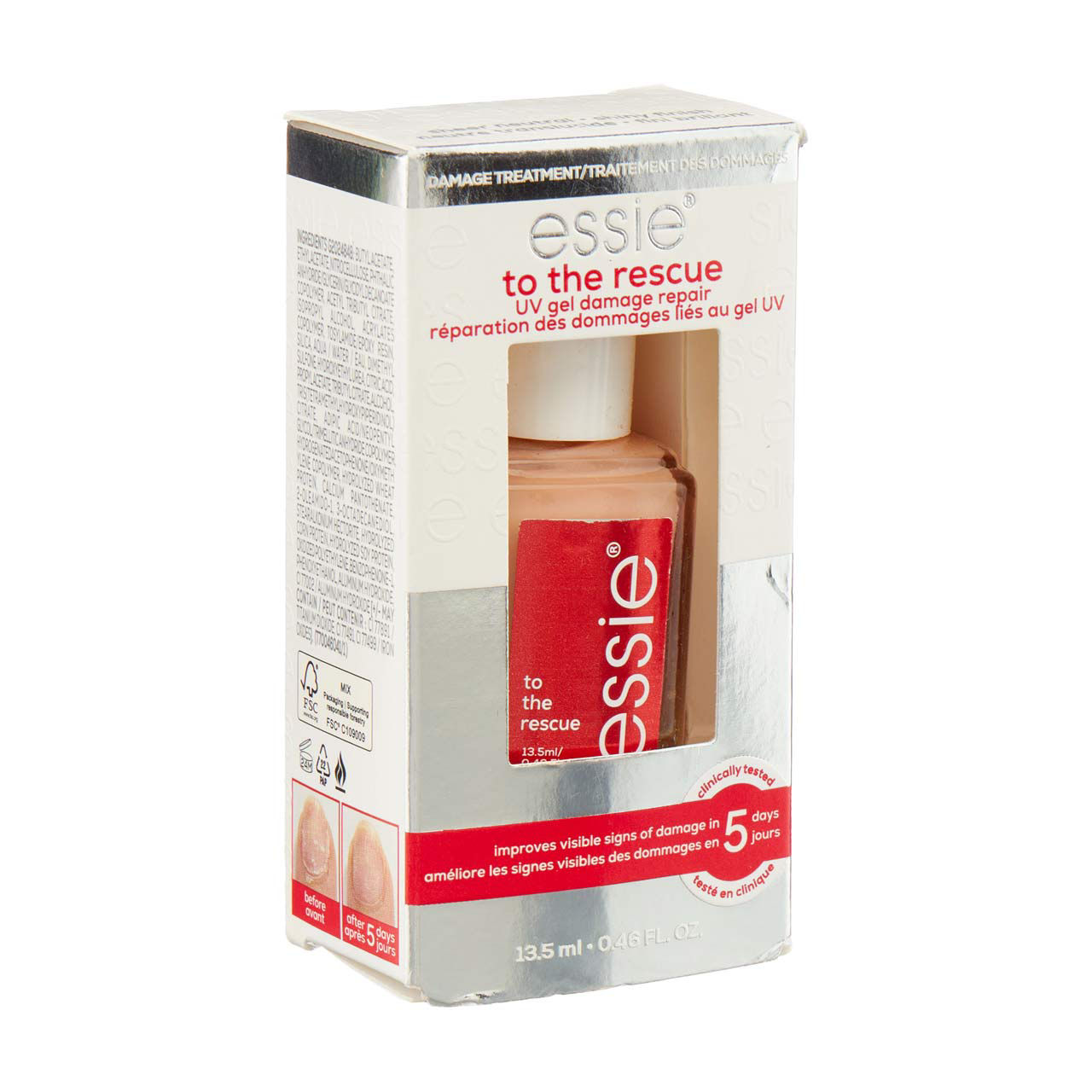 essie To the Rescue UV Gel Damage Repair Nail Treatment, 0.46 oz