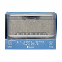Gabba Goods 5-in-1 Bluetooth Sound Machine Alarm Clock