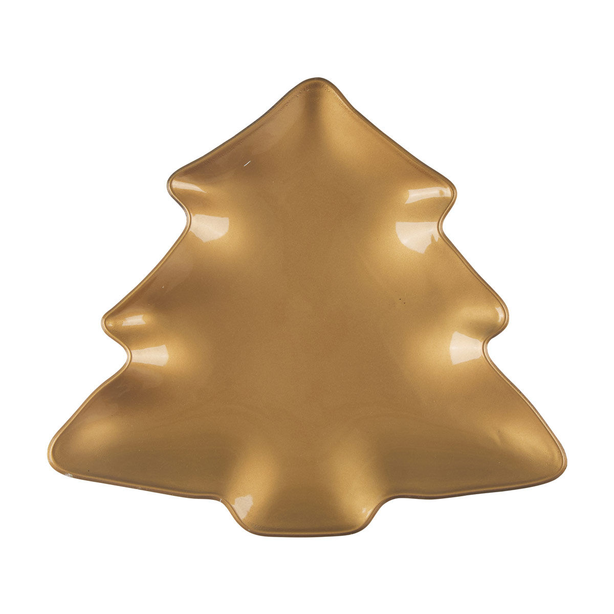 Christmas Tree Shaped Polypropylene Plate, 10 in, Assorted