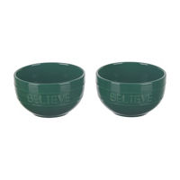 Christmas Embossed Bowls, 2 ct, Assorted
