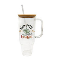 Glass Harvest Printed Tumbler, 47 oz