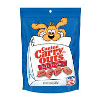 Canine Carry Outs Beef Flavor Dog Treats, 10 Oz. Bag, 1 ct