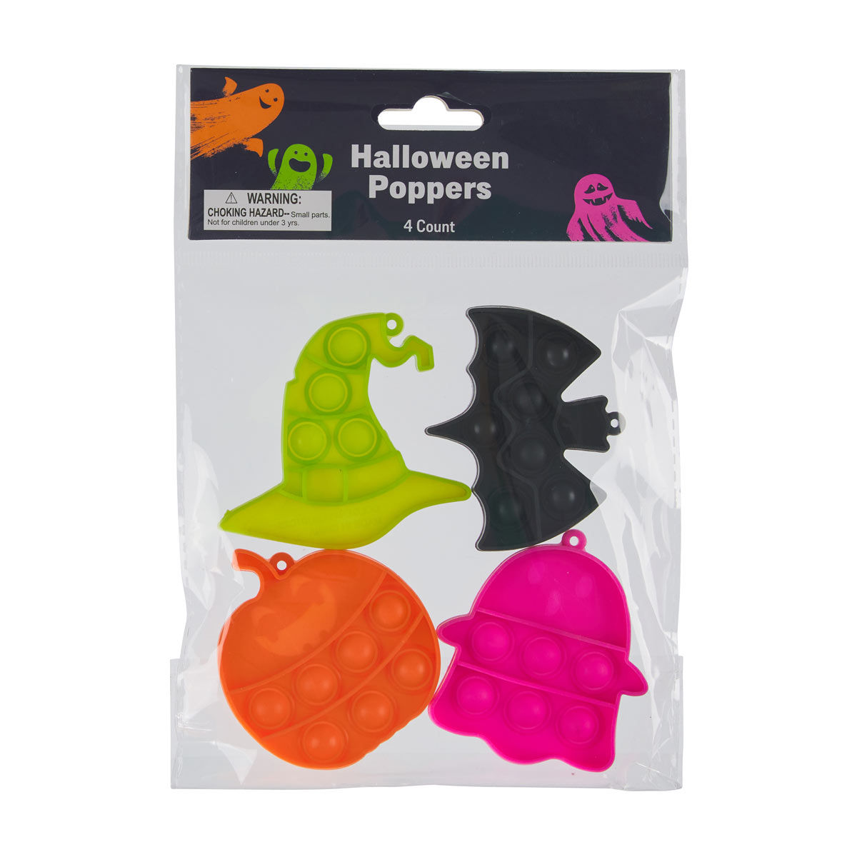 Halloween Poppers, 4 ct