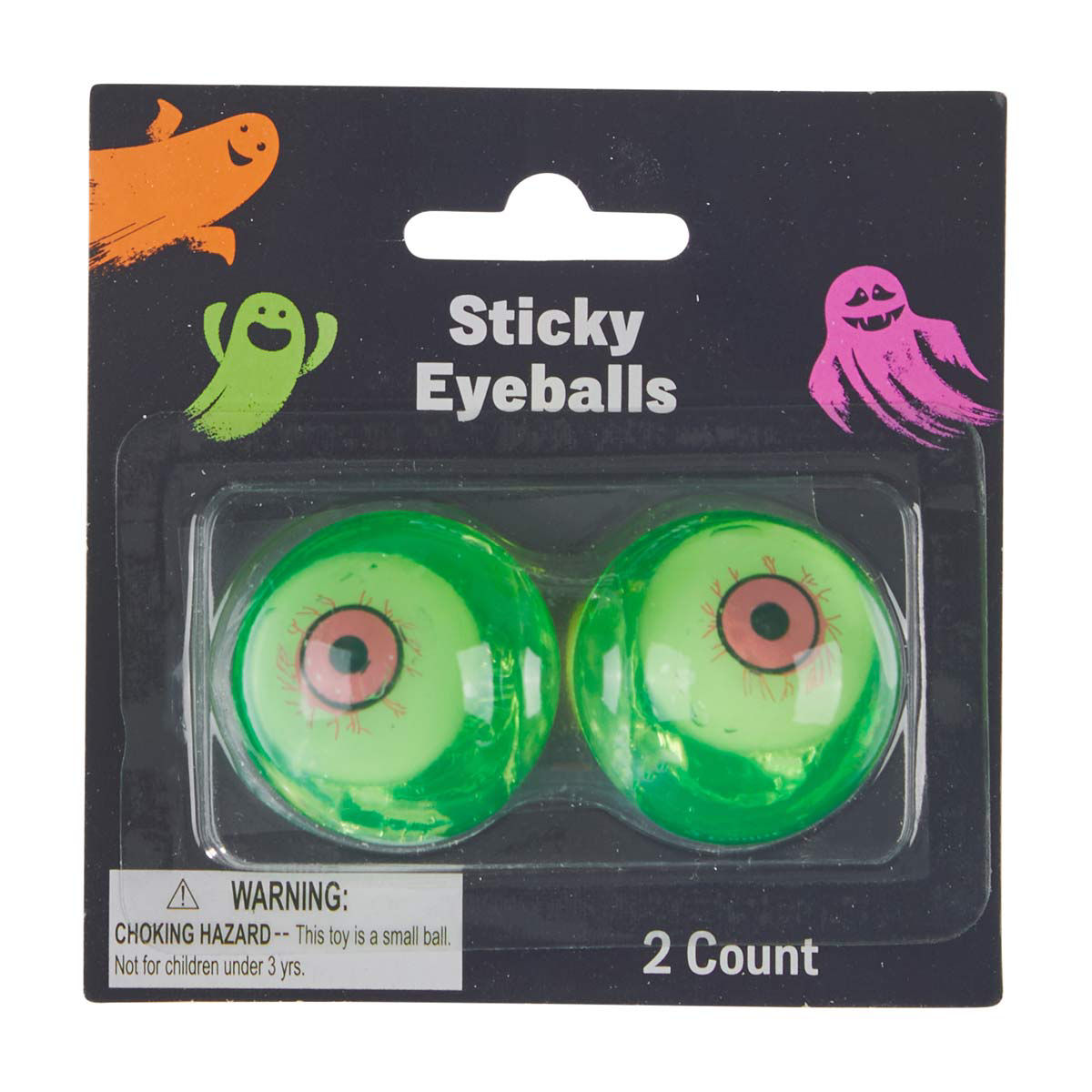 Halloween Sticky Eyeballs, 2 ct - Assorted
