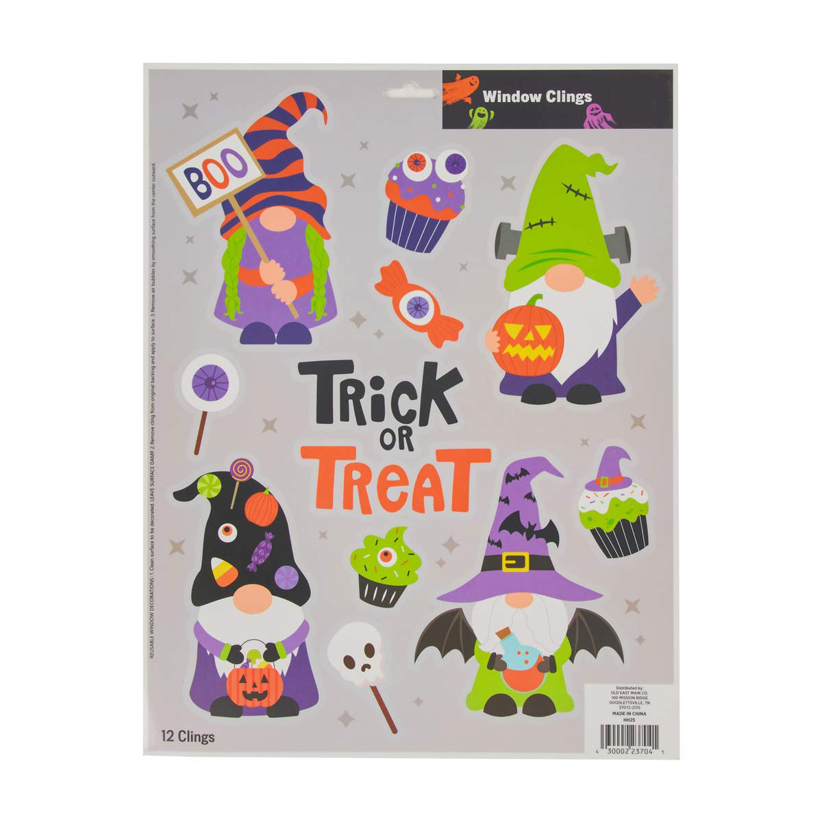 Halloween Themed Window Clings, 1 ct - Assorted