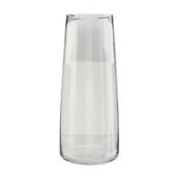 Round Glass Vase, 17 in