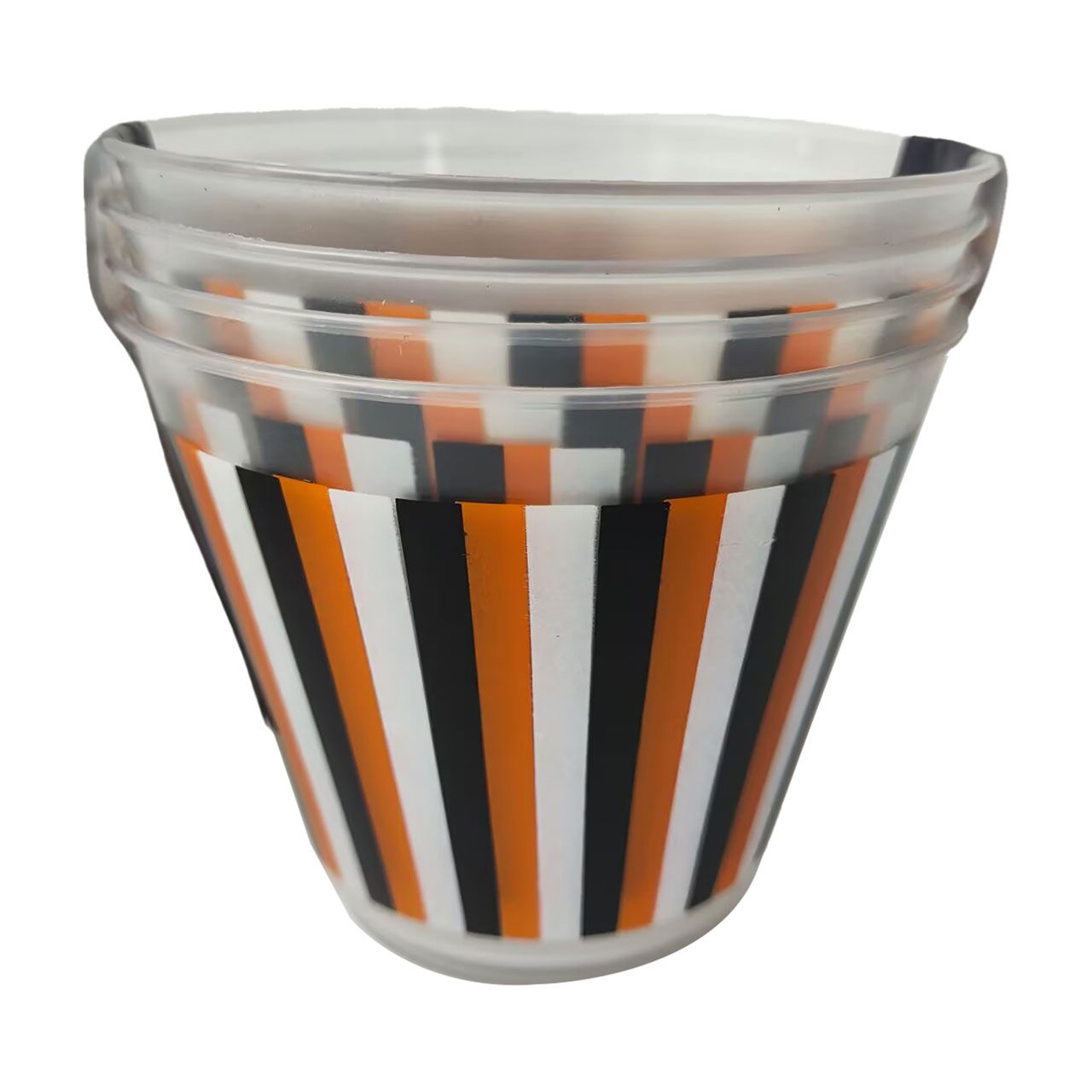 Halloween Plastic Tumbles, Striped, 9 oz