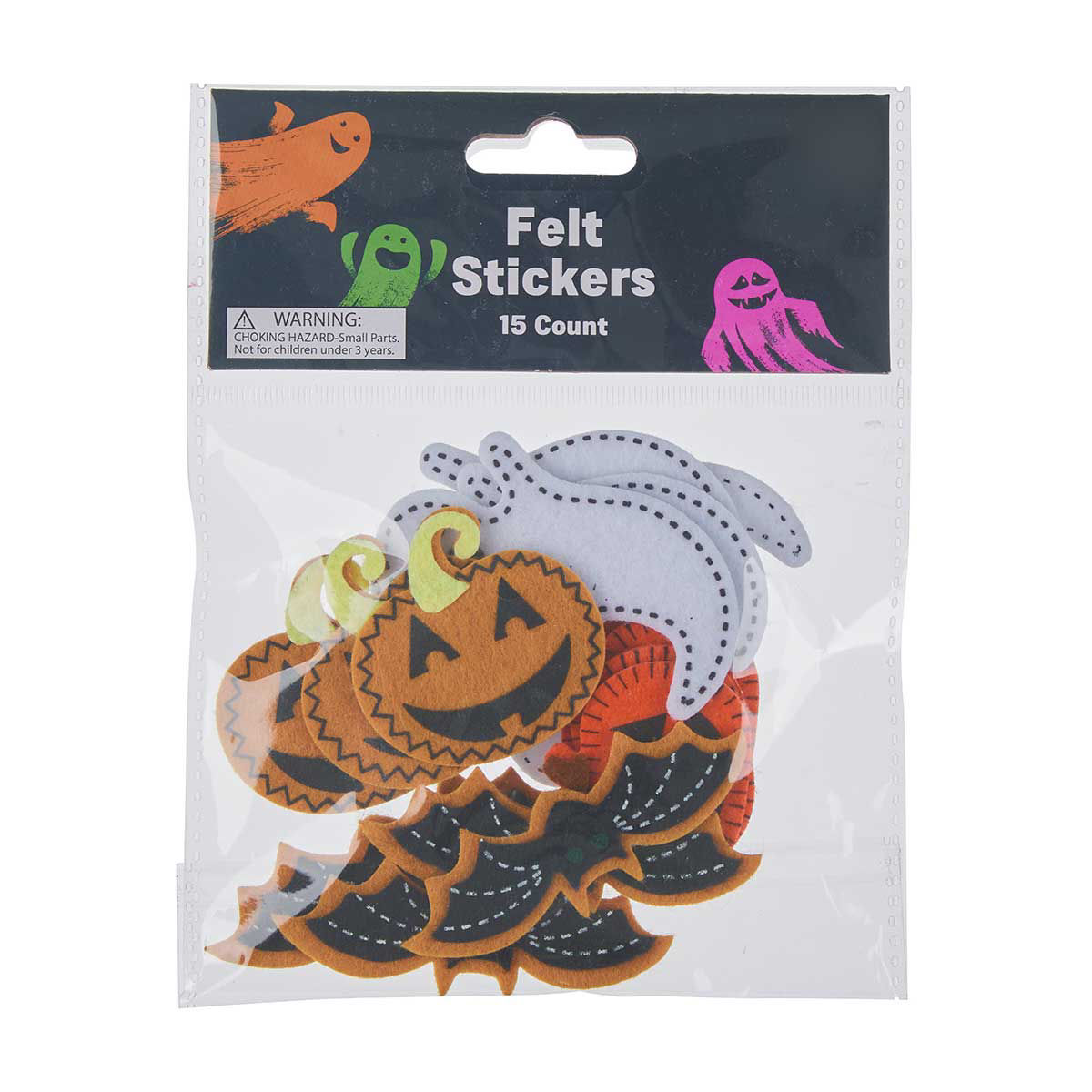 Halloween Felt Stickers, 15 ct, Assorted