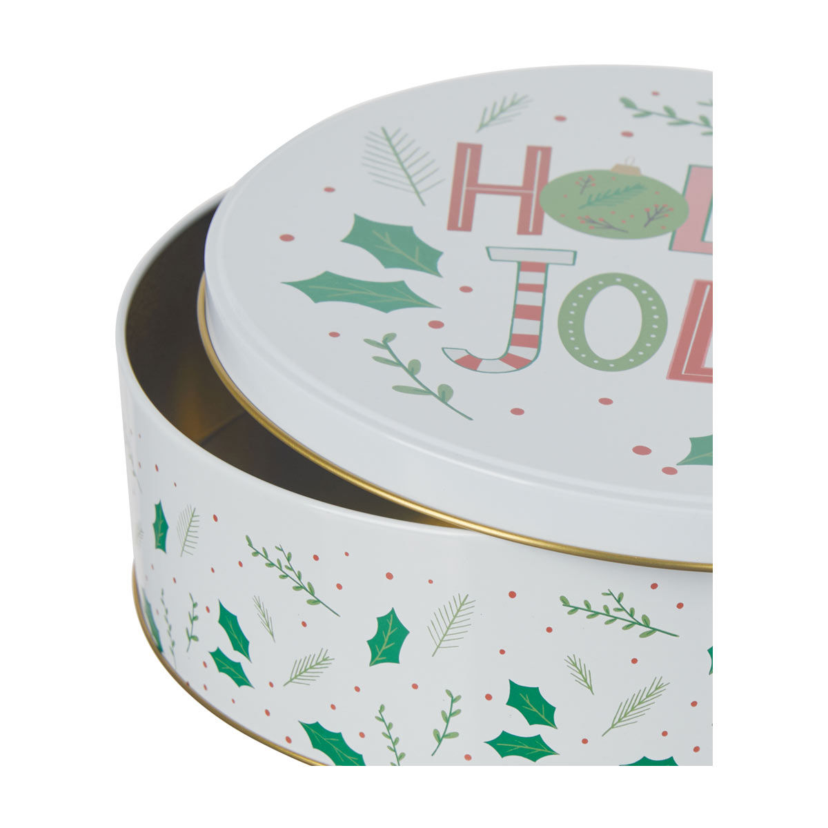 Christmas Round Tin Box, Extra Large, Assorted