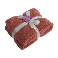 Cable Knit Plush Throw, 50 in x 60