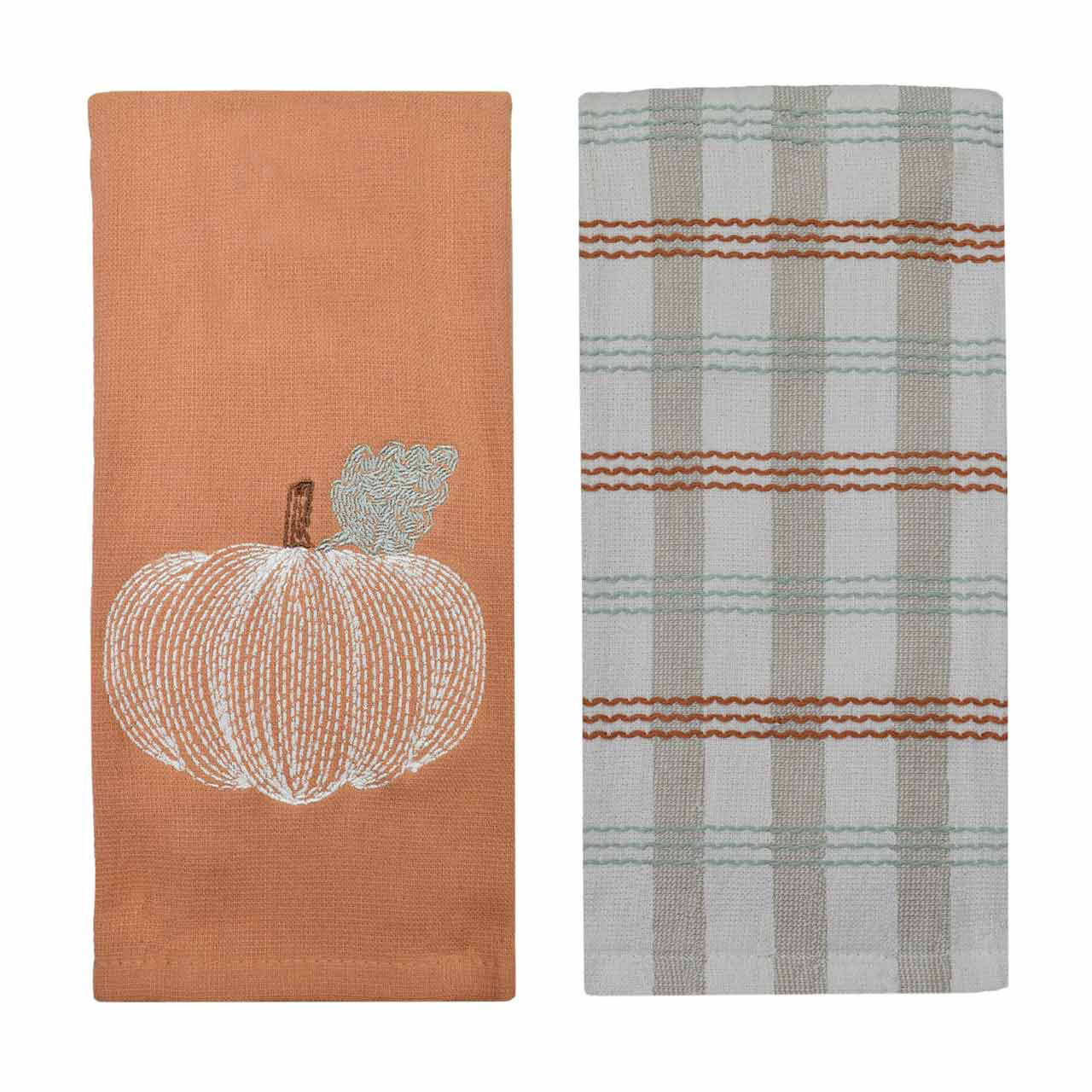 2 Pack Fouta and Terry Kitchen Towel