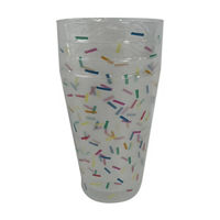 Colored Sprinkle Cups, 18 oz, 4 ct