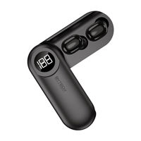 Bytech Earbuds and Flip Carrying Case with LED Display