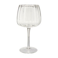 Pumpkin Wine Glass Clear