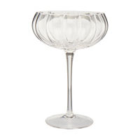 Pumpkin Coupe Glass Clear