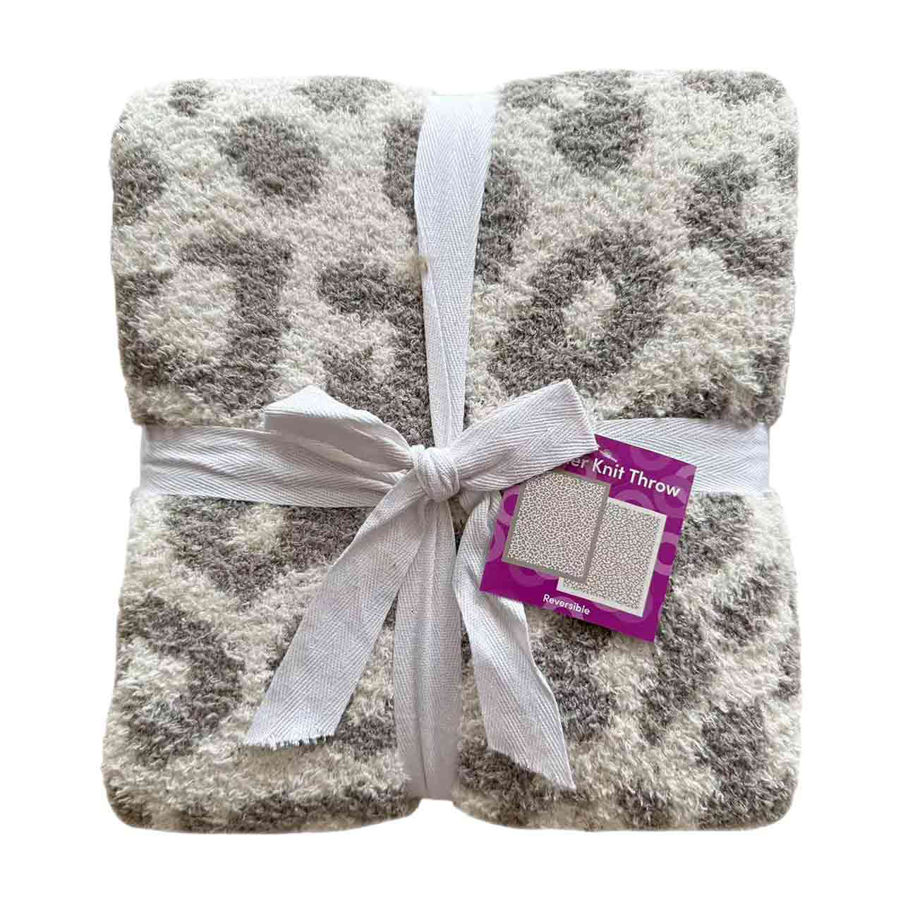 Feather Knit Throw, 50 in x 60 in, Assorted