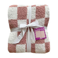 Feather Knit Throw, 50 in x 60 in, Assorted