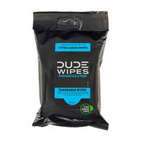 Dude Wipes, Fragrance-Free, X-Large, 18 ct
