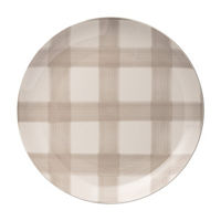 Gingham Dinner Plate, 10.5 in