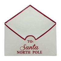 Christmas Santa Metal Envelope Wall Sign, 9 in